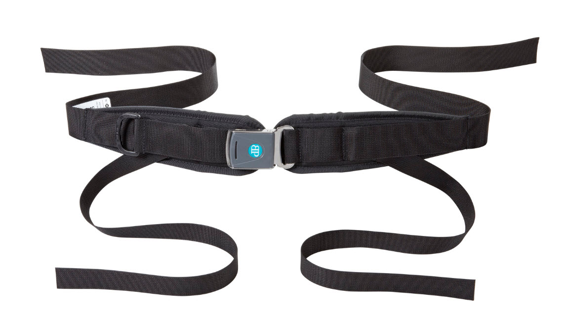 Bodypoint Four Point Center Pull Padded Hip Wheelchair Belts